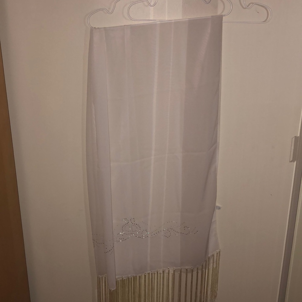 brand new studded white wrap